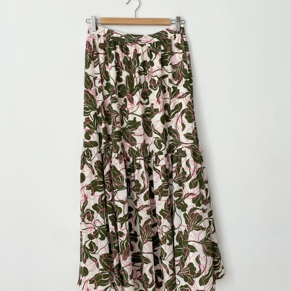 Parker floral tiered midi skirt - Picture 3 of 6